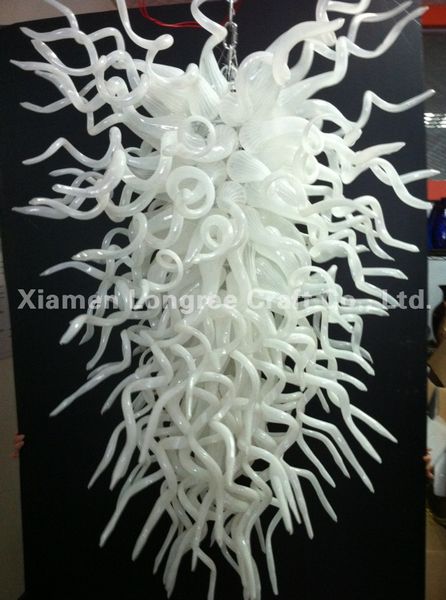 whole sale price esque lamps 100% hand blown glass chandelier lighting large chandelier light fixture in white