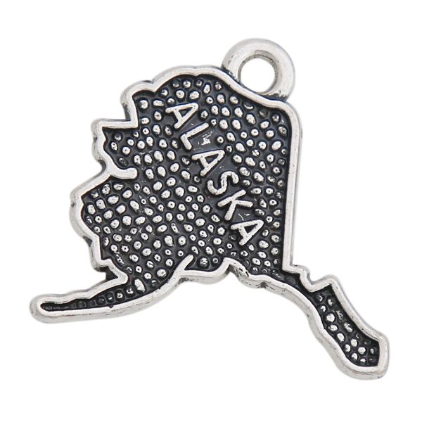 antique silver color vintage alloy charms american state of alaska map charms aac049, Bronze;silver
antique silver color vintage alloy charms american state of alaska map charms aac049, Bronze;silver