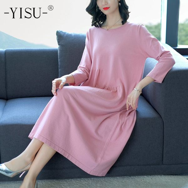 yisu o-neck solid color dress long dresses full sleeve knitting straight loose women 2018 autumn winter basis dress vestidos, White;black
yisu o-neck solid color dress long dresses full sleeve knitting straight loose women 2018 autumn winter basis dress vestidos, White;black