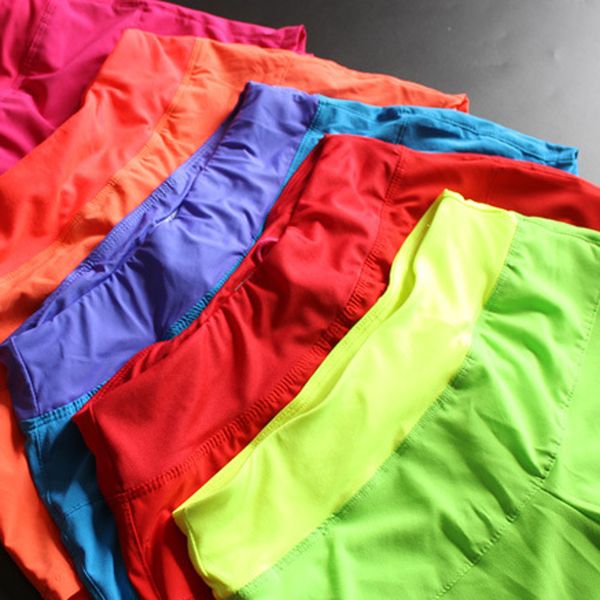 besgo yoga women double layer colorful shorts drawstring perspiration breathable elastic high waist gym fitness leggings shorts, White;red
besgo yoga women double layer colorful shorts drawstring perspiration breathable elastic high waist gym fitness leggings shorts, White;red