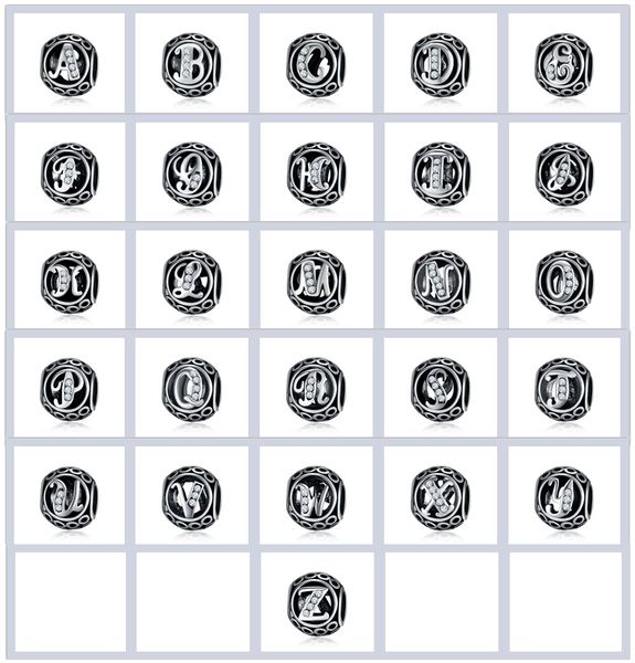 authentic 2017 letter beads fit pandora bracelets necklaces silver 925 original charm with cubic zirconia for jewelry diy making kka1175, Black
authentic 2017 letter beads fit pandora bracelets necklaces silver 925 original charm with cubic zirconia for jewelry diy making kka1175, Black