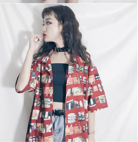 summer korea ulzzang retro personality wild loose bf printing shirt harajuku long shirt 007, White
summer korea ulzzang retro personality wild loose bf printing shirt harajuku long shirt 007, White