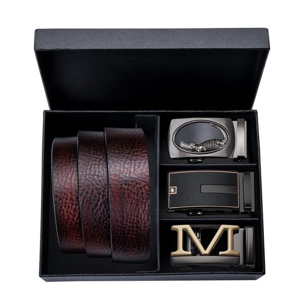 hi-tie brand fashion casual jeans belt automatic buckle belts for men brown male leather waist belt strap 3.5cm wide 130cm long, Black;brown
hi-tie brand fashion casual jeans belt automatic buckle belts for men brown male leather waist belt strap 3.5cm wide 130cm long, Black;brown