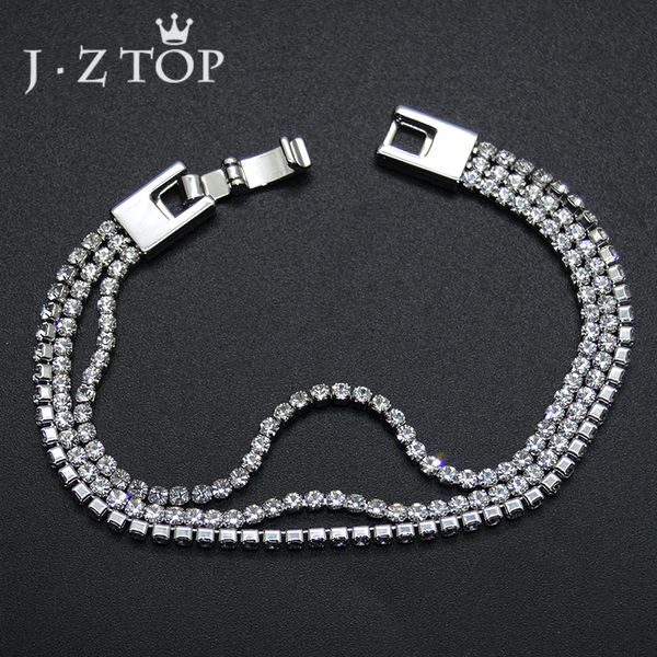 jzmultilayer crystal chain bracelets for woman luxury rhinestone silver color cuff bracelet bangle wedding jewelry girl gift, Black
jzmultilayer crystal chain bracelets for woman luxury rhinestone silver color cuff bracelet bangle wedding jewelry girl gift, Black