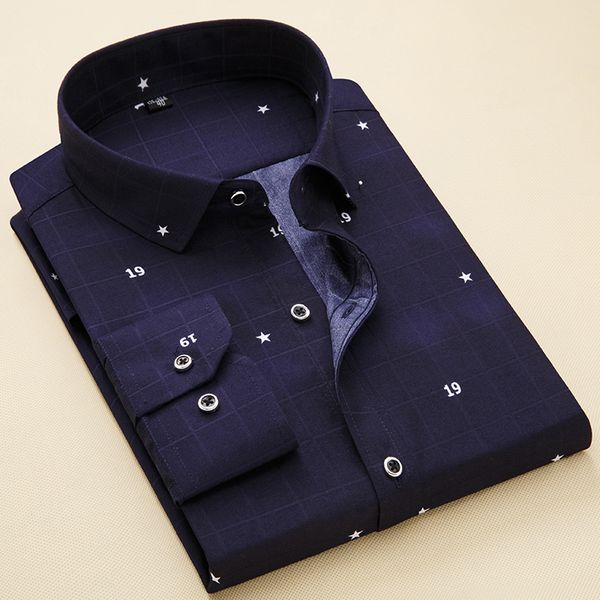 2018 new fashion men long sleeve shirt printing mens business casual shirts brand clothing slim fit shirt camisa masculina, White;black
2018 new fashion men long sleeve shirt printing mens business casual shirts brand clothing slim fit shirt camisa masculina, White;black