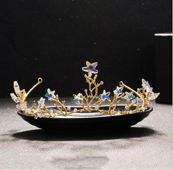 stars baroque crown diamond accessories, bride crown, bridal headwear, Slivery;golden
stars baroque crown diamond accessories, bride crown, bridal headwear, Slivery;golden