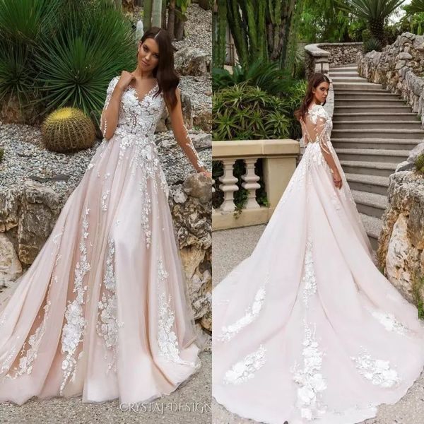 2019 скромные a-line кружева свадебные платья иллюзия декольте sheer с длинным рукавом полная вышивка суд поезд свадебные платья, White
2019 скромные a-line кружева свадебные платья иллюзия декольте sheer с длинным рукавом полная вышивка суд поезд свадебные платья, White