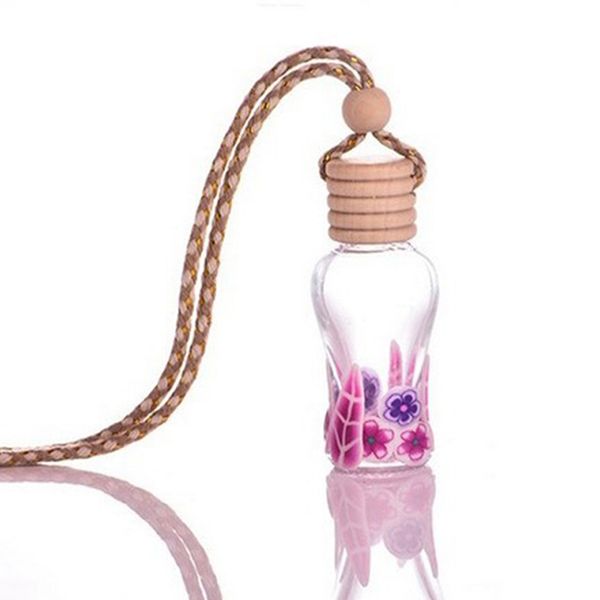 100pcs/lot hanging rope polymer clay empty bottles 15ml essential oil perfume glass bottle car decoration mix color ing
100pcs/lot hanging rope polymer clay empty bottles 15ml essential oil perfume glass bottle car decoration mix color ing