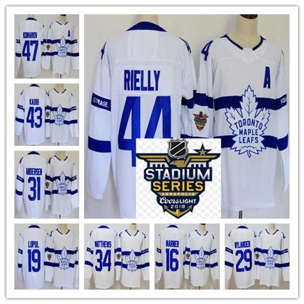 Mens Toronto Maple Leafs Frederik Andersen Nazem Kadri Morgan Rielly William Nylander 34 Matthews 16 Marner 2018 stadium series jersey
Mens Toronto Maple Leafs Frederik Andersen Nazem Kadri Morgan Rielly William Nylander 34 Matthews 16 Marner 2018 stadium series jersey