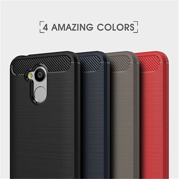 

TPU Carbon Fiber Design Case Cover with Bumper Frame For Huawei Honor 5C 5X 6A 6C 6X 7 Lite Pro 7C 7A 8E 8 7X