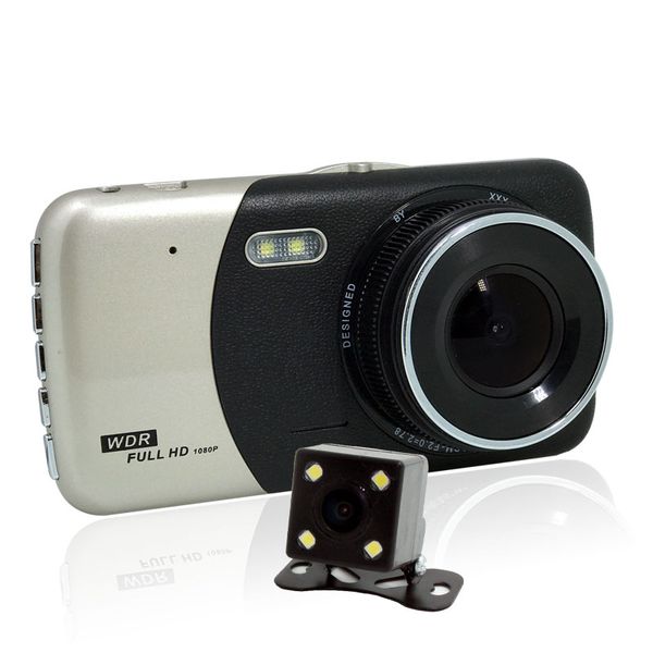 Dual dash Cam 1080P HD Dual Channel Car DVR Front and Rear, Driving Video Recorder with 4.0 inches,G-Sensor,Motion Detect,WDR,Parking mode
Dual dash Cam 1080P HD Dual Channel Car DVR Front and Rear, Driving Video Recorder with 4.0 inches,G-Sensor,Motion Detect,WDR,Parking mode