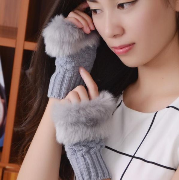dhl women girl knitted faux rabbit fur gloves mittens winter warmer outdoor fingerless gloves xmas gifts, Blue;gray
dhl women girl knitted faux rabbit fur gloves mittens winter warmer outdoor fingerless gloves xmas gifts, Blue;gray