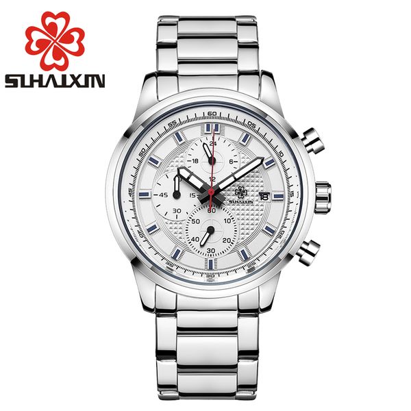 sihaixin chronograph men watches waterproof stainless steel clocks luminous quartz luxury watch wrist sliver male, Slivery;brown
sihaixin chronograph men watches waterproof stainless steel clocks luminous quartz luxury watch wrist sliver male, Slivery;brown