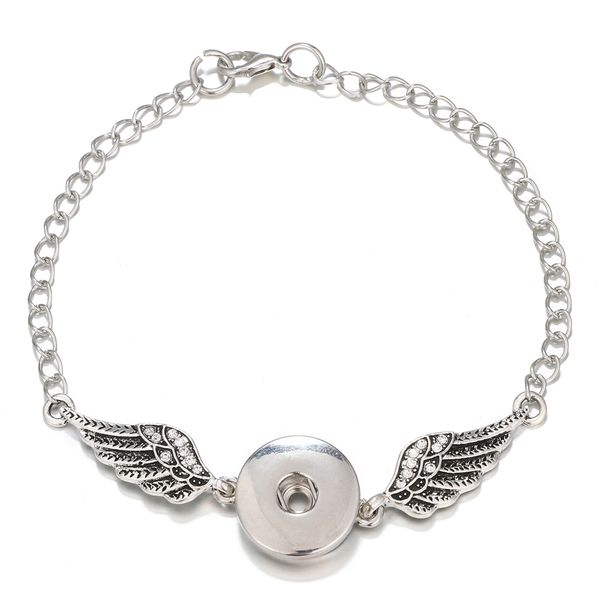 interchangeable angel wings snap bracelet&bangles metal bracelets charms necklace for women fit 18mm snaps button jewelry, Black
interchangeable angel wings snap bracelet&bangles metal bracelets charms necklace for women fit 18mm snaps button jewelry, Black
