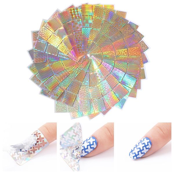 pinpai laser nail art stickers hollow stencil gel polish nail tip guide stickers transfer tamplate manicure nails tips, Silver;gold
pinpai laser nail art stickers hollow stencil gel polish nail tip guide stickers transfer tamplate manicure nails tips, Silver;gold