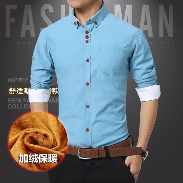 new arrival dress thick warm shirts brand men's business shirt cotton men casual male social shirt plus size 5xl, White;black
new arrival dress thick warm shirts brand men's business shirt cotton men casual male social shirt plus size 5xl, White;black