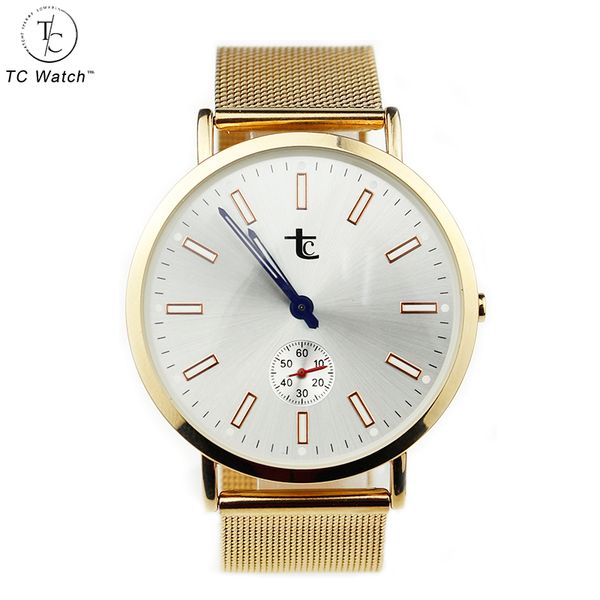 tc fashion watch men and women quartz watch stainless steel simple silver gold ultra thin lovers wrist watches, Slivery;brown
tc fashion watch men and women quartz watch stainless steel simple silver gold ultra thin lovers wrist watches, Slivery;brown