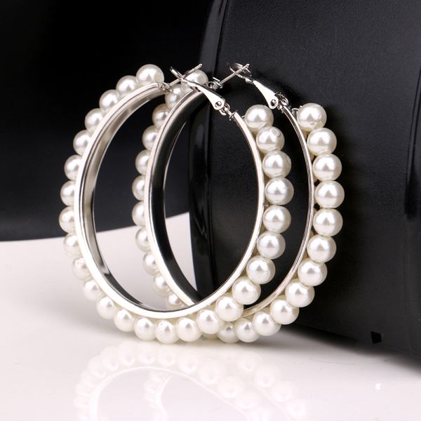 women girls fashion gold silver filled pearls hoop earring wedding party geometric earings fashion jewelry 2018, Golden;silver
women girls fashion gold silver filled pearls hoop earring wedding party geometric earings fashion jewelry 2018, Golden;silver