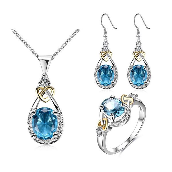 trendy water drop shape necklace set jewelry silver color fashion crystal jewellery sets for women bridal wedding gifts
trendy water drop shape necklace set jewelry silver color fashion crystal jewellery sets for women bridal wedding gifts
