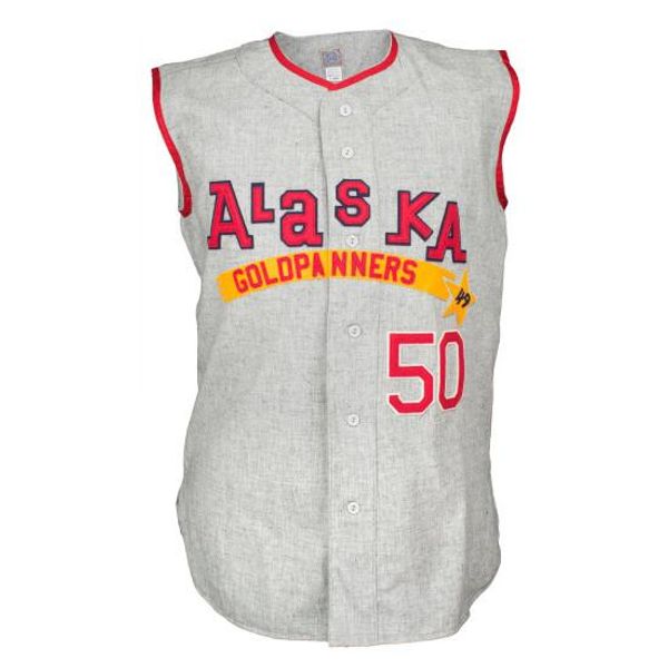 Alaska Goldpanners 1964 Road Jersey 100% Stitched Embroidery Logos Vintage Baseball Jerseys Custom Any Name Any Number
Alaska Goldpanners 1964 Road Jersey 100% Stitched Embroidery Logos Vintage Baseball Jerseys Custom Any Name Any Number