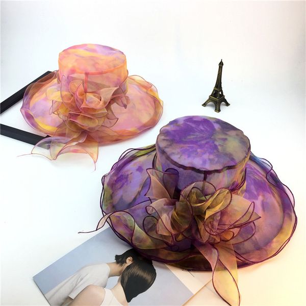 douyub004 summer women's casual curled sun hats wide brim bow floral beach visor caps floppy caps sunscreen sombrer, Blue;gray
douyub004 summer women's casual curled sun hats wide brim bow floral beach visor caps floppy caps sunscreen sombrer, Blue;gray