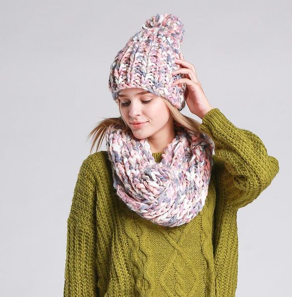 winter coloring thickening fashionknit hat and scarf set warm beanie hat cold weather cap scarf set gift for men women, Blue;gray
winter coloring thickening fashionknit hat and scarf set warm beanie hat cold weather cap scarf set gift for men women, Blue;gray