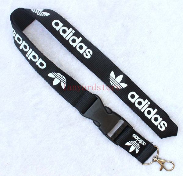 Black and white Lanyard Jumpman Lot of Keychain ID Badge Holder for AD. Fee Shipping !