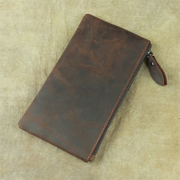 nesitu vintage black brown long genuine leather men wallet crazy horse leather male purse man phone clutch bag m166, Red;black
nesitu vintage black brown long genuine leather men wallet crazy horse leather male purse man phone clutch bag m166, Red;black
