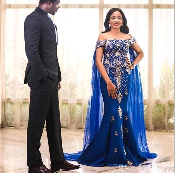 royal blue arabic off the shoulder satin mermaid long evening dresses 2020 appliques beaded sweep train formal party prom dresses ba9886, Black;red
royal blue arabic off the shoulder satin mermaid long evening dresses 2020 appliques beaded sweep train formal party prom dresses ba9886, Black;red