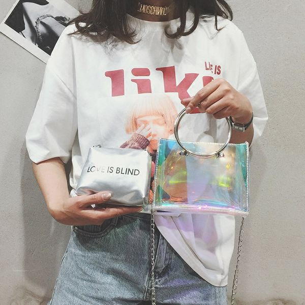 new fashion transparent women jelly bag handbags for women chain messenger bag crossbody shoulder bags bolsa feminina composite bag
new fashion transparent women jelly bag handbags for women chain messenger bag crossbody shoulder bags bolsa feminina composite bag