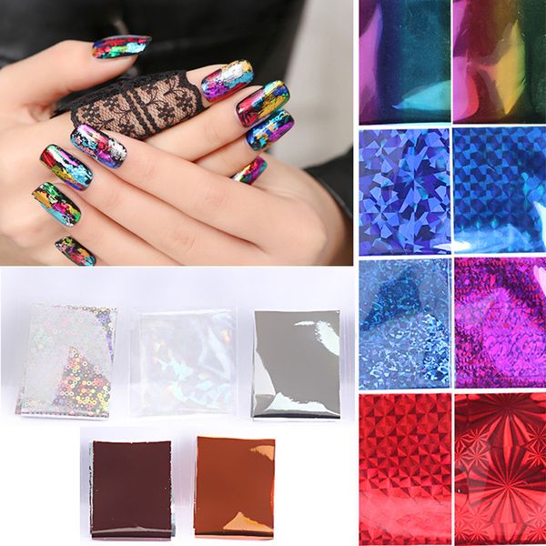 10 sheets nail foil stickers holographic transfer paper universe design decals for nail art beauty diy art decorations, Black
10 sheets nail foil stickers holographic transfer paper universe design decals for nail art beauty diy art decorations, Black