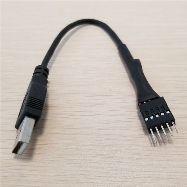 Wholesale 100pcs/lot Motherboard Internal USB 9pin External USB A Male to Male Data Extension Cable Shielding for PC Computer 20cm
Wholesale 100pcs/lot Motherboard Internal USB 9pin External USB A Male to Male Data Extension Cable Shielding for PC Computer 20cm