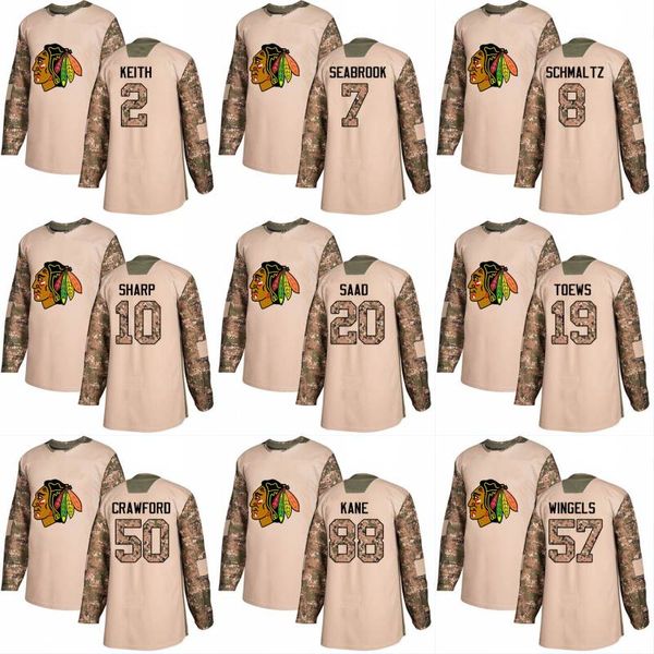 2018 Camo Veterans Day 20 Saad 10 Patrick Sharp 88 Patrick Kane 2 Duncan Keith 7 Brent Seabrook Chicago Blackhawks Custom Hockey Jerseys
2018 Camo Veterans Day 20 Saad 10 Patrick Sharp 88 Patrick Kane 2 Duncan Keith 7 Brent Seabrook Chicago Blackhawks Custom Hockey Jerseys