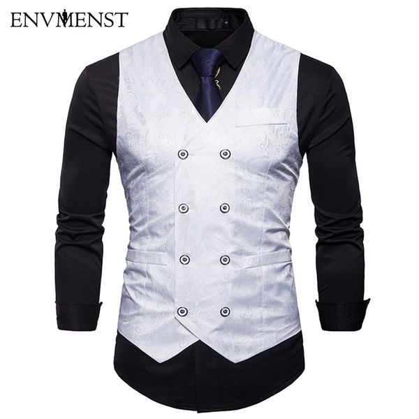 printed formal suit vests male coat sleevelss slim business suit waistcoat solid vests jacket men, Black;white
printed formal suit vests male coat sleevelss slim business suit waistcoat solid vests jacket men, Black;white