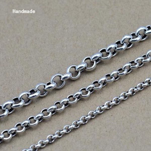vintage sweater chain 925 sterling silver necklace for men handmade round chain link female male clavicle silver chain
vintage sweater chain 925 sterling silver necklace for men handmade round chain link female male clavicle silver chain