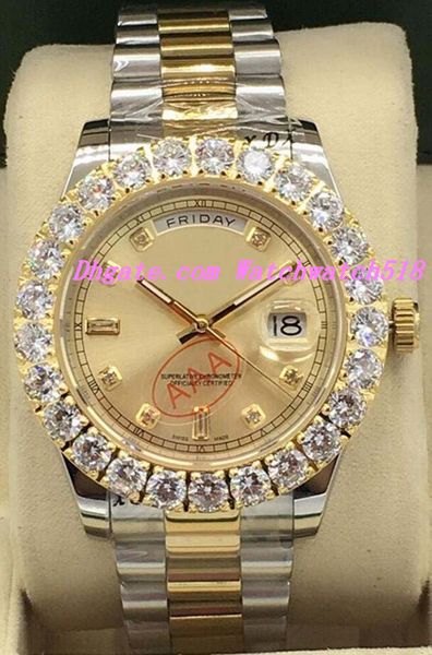 luxury watches 4 style two tone 41mm bigger diamond dial/bezel 118348 watch chest never worn automatic fashion brand men's watch wristw, Slivery;brown
luxury watches 4 style two tone 41mm bigger diamond dial/bezel 118348 watch chest never worn automatic fashion brand men's watch wristw, Slivery;brown