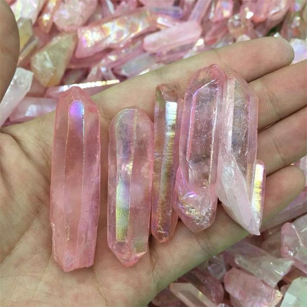 5pcs drop shipping natural rose titanium aura quartz crystal gemstone point healing chakra crystal point for jewelry making
5pcs drop shipping natural rose titanium aura quartz crystal gemstone point healing chakra crystal point for jewelry making