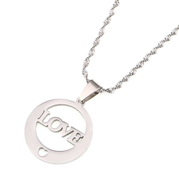 gold jewelry stainless steel love letter pendant necklace romantic heart jewelry, Silver
gold jewelry stainless steel love letter pendant necklace romantic heart jewelry, Silver