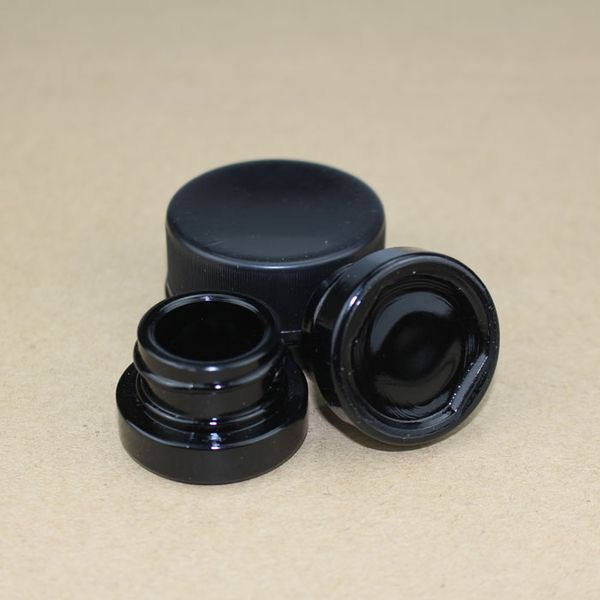 2018 new design 5 ml (0.17 fl oz) Pocket Size Black Ultraviolet glass jar with child proof child resistance lid
2018 new design 5 ml (0.17 fl oz) Pocket Size Black Ultraviolet glass jar with child proof child resistance lid