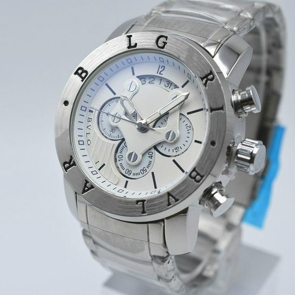 All subdials Work AAA Mens Fashion Classic Chronograph Stainless Steel Casual Men Watches Top luxury brand Men's sports watch Montre de luxe