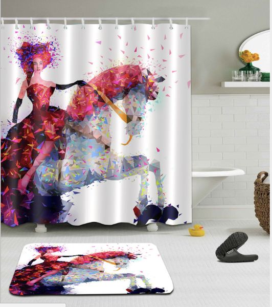 3d cartoon riding girl design print pattern irish decorations waterproof bathroom decor fabric shower curtains floor mats sets
3d cartoon riding girl design print pattern irish decorations waterproof bathroom decor fabric shower curtains floor mats sets