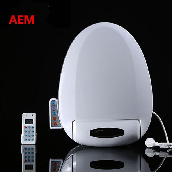 

smart heated toilet seat remote control intelligent bidet toilet seat wc sitz automatic toilet lid cover female buttocks washing