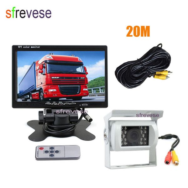 7" lcd monitor + waterproof 18 ir night vision car rear view kit reverse parking backup camera 20m cable for bus truck motorhom
7" lcd monitor + waterproof 18 ir night vision car rear view kit reverse parking backup camera 20m cable for bus truck motorhom