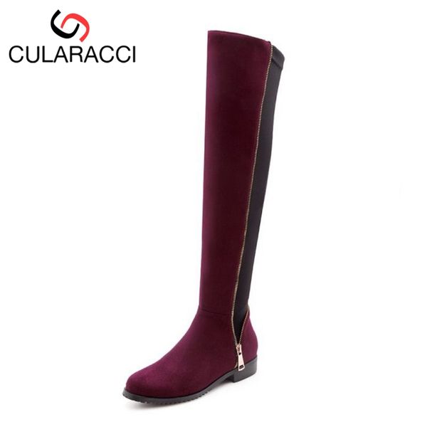 cularacci size 34-43 women flats boots thigh high shoes woman warm fur boots winter patchwork mixed color fashion footwear, Black
cularacci size 34-43 women flats boots thigh high shoes woman warm fur boots winter patchwork mixed color fashion footwear, Black