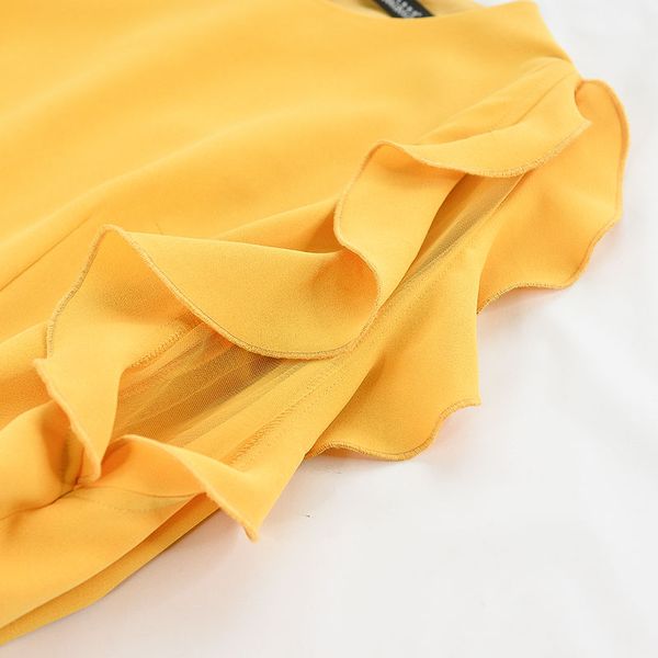 original 2018 brand new spring brief vintage round neck solid short chiffon dress women wholesale, White;black
original 2018 brand new spring brief vintage round neck solid short chiffon dress women wholesale, White;black