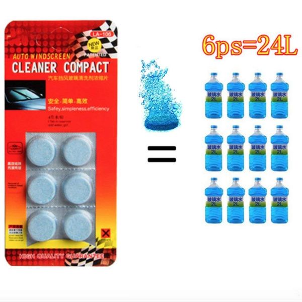 6PCS Multifunctional Effervescent Spray Cleaner Fine Concentrated Solid Windshield Glass Washer Window Cleaner
6PCS Multifunctional Effervescent Spray Cleaner Fine Concentrated Solid Windshield Glass Washer Window Cleaner