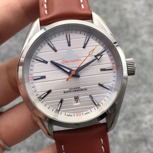 Luxury watches master blue Watches Automatic movement 316L steel Mineral sapphire wristwatch 41.5mm*15mm leather band Mechanical watch
Luxury watches master blue Watches Automatic movement 316L steel Mineral sapphire wristwatch 41.5mm*15mm leather band Mechanical watch