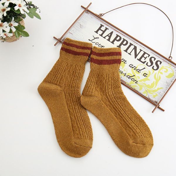 autumn winter 1 pair cycling socks striped design soft comfortable socks women cashmere cotton wool thick warm, Black
autumn winter 1 pair cycling socks striped design soft comfortable socks women cashmere cotton wool thick warm, Black