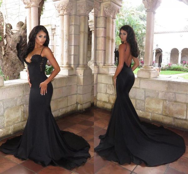 new arrival spaghetti strap black evening dresses runny way lace satin mermaid prom dresses party gowns, Black;red
new arrival spaghetti strap black evening dresses runny way lace satin mermaid prom dresses party gowns, Black;red