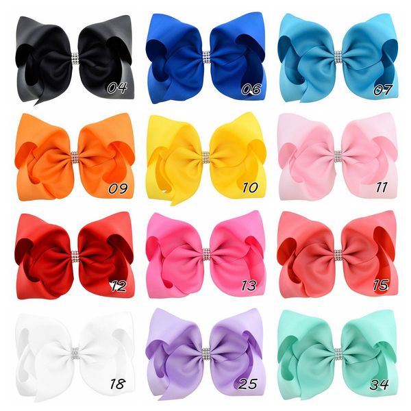 large grosgrain ribbon hair bows clips with rhinestone kids 8 inch hairbows girls hairpin boutique hair accessories 12pcs hd837, Slivery;white
large grosgrain ribbon hair bows clips with rhinestone kids 8 inch hairbows girls hairpin boutique hair accessories 12pcs hd837, Slivery;white